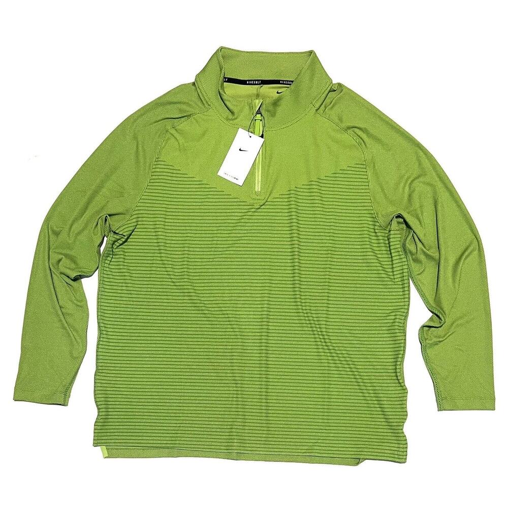 Nike Golf Dri-Fit ADV Vapor 1/4 Zip Pullover Mens Size XL DH0982-377 Green